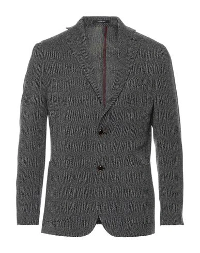 Angelo Nardelli Man Suit Jacket Black Size 42 Virgin Wool, Cotton