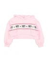 Chiara Ferragni Babies'  Toddler Girl Sweatshirt Light Pink Size 6 Cotton, Elastane