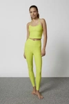 Beyond Yoga Space-dye Slim Racerback Tank Top In Lime