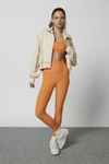 Beyond Yoga Caught In The Midi Space-dye High-waisted Legging In Orange