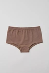 Out From Under Seamless Boyshort Undie In Taupe