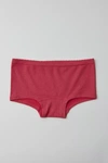 Out From Under Seamless Boyshort Undie In Red