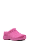 Merrell Encore Ice 5 Water Resistant Genuine Shearling Slip-on Shoe In Fuchsia