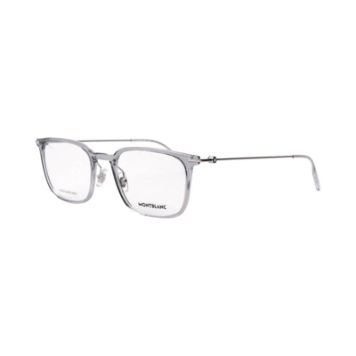 Montblanc 万宝龙 男女同款 经典方形金属框架光学眼镜mb0100o In Gray