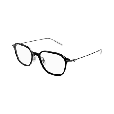 Montblanc 万宝龙 男女同款 经典黑框学生光学眼镜mb0207o In Black