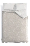 Deny Designs Iveta Melisande 3-piece Duvet Set In Taupe