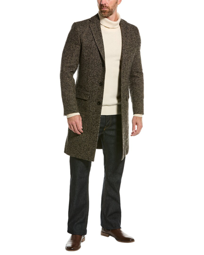 Allsaints Milligan Wool-blend Coat In Brown