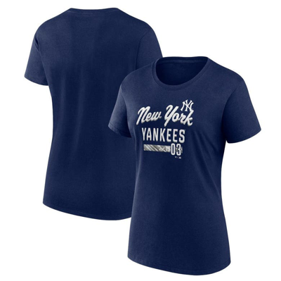 Fanatics Branded Navy New York Yankees Logo T-shirt