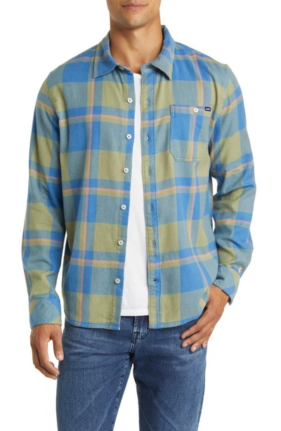 Chubbies Classic Flannel Button-up Shirt In The Be Glad Wear Plaid