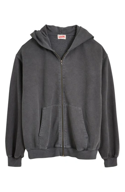 Madewell Woodland Zip Hoodie In Coal