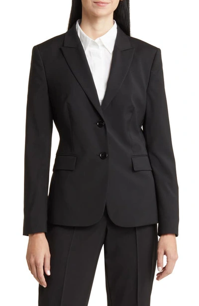 HUGO BOSS JULEAH VIRGIN WOOL BLAZER