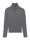 Saint Laurent Gray Wool Turtleneck In Grey