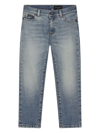 Dolce & Gabbana Logo-print Skinny Jeans In Blue