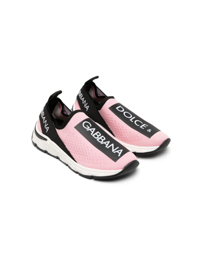 Dolce & Gabbana Sneakers Fast In Pink