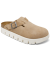 Birkenstock Boston Chunky Clogs In Beige