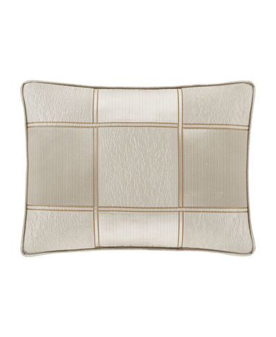 J Queen New York Brando Boudoir Decorative Pillow, 15" X 20" In Ivory