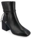 Journee Collection Beverly Tru Comfort Block Heel Bootie In Black