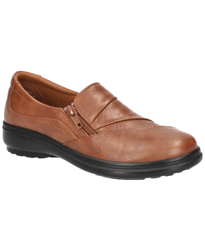 Easy Street Women's Kimi Comfort Flats In Tobacco