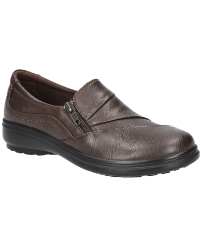 Easy Street Women's Kimi Comfort Flats In Brown