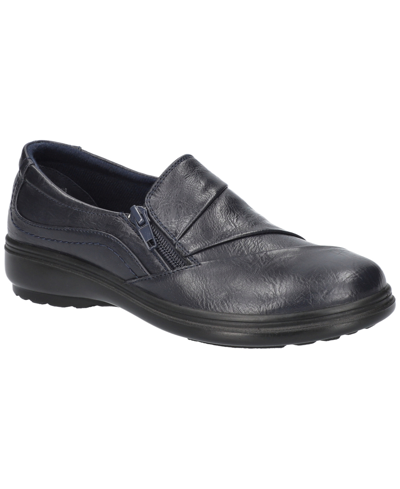 Easy Street Women's Kimi Comfort Flats In Navy