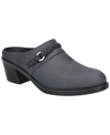 Easy Street Gilly Womens Embellished Slip On Mules In Navy