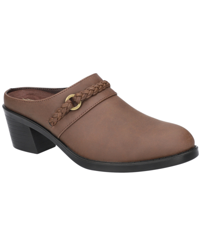 Easy Street Women's Gilly Slip-on Mules In Brown