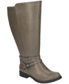 EASY STREET WOMEN'S BAY PLUS PLUS ATHLETIC SHAFTED EXTRA WIDE CALF TALL BOOTS