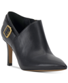 Vince Camuto Kreitha Pointed Toe Bootie In Black Leather/black Suede