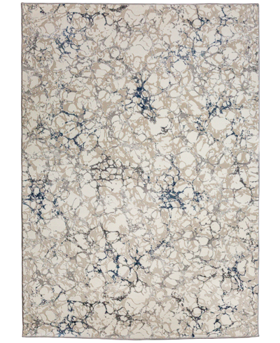Km Home Closeout!  Teola 1240 7'10" X 10'6" Area Rug In Blue