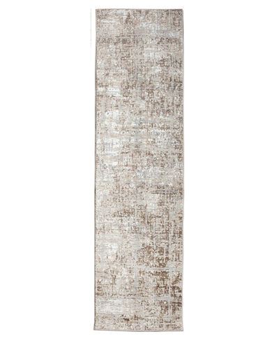 Km Home Closeout!  Teola 1241 2'2" X 7'7" Runner Area Rug In Beige