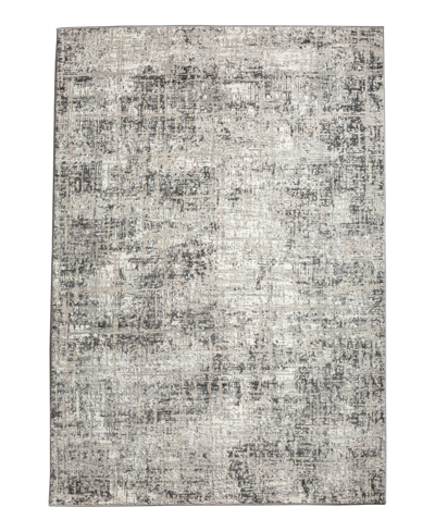 Km Home Closeout!  Teola 1241 3'3" X 4'11" Area Rug In Gray