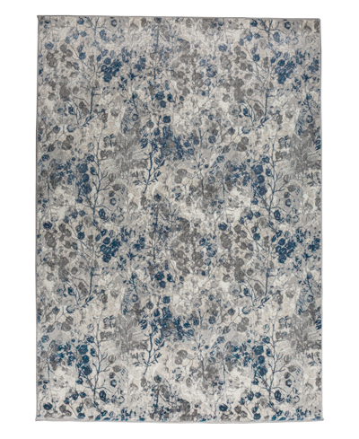 Km Home Closeout!  Teola 1242 7'10" X 10'6" Area Rug In Blue
