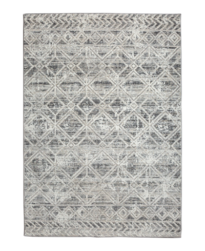 Km Home Closeout!  Teola 1243 7'10" X 10'6" Area Rug In Gray