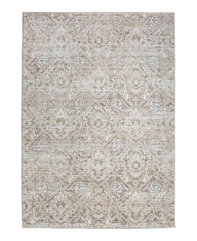 Km Home Closeout!  Teola 1244 5'3" X 7'3" Area Rug In Beige