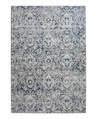 Km Home Closeout!  Teola 1244 5'3" X 7'3" Area Rug In Blue