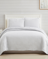 Southshore Fine Linens Pebbles 2-pc. Quilt Set, Twin In White
