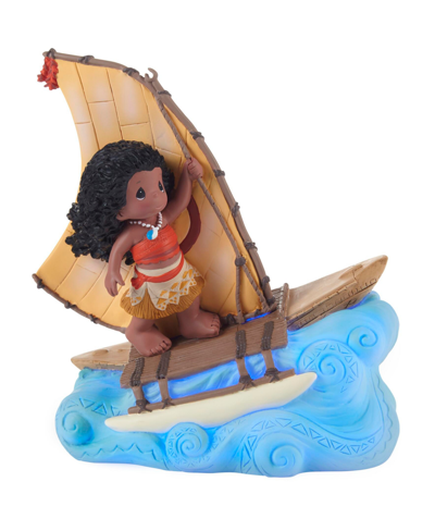 Precious Moments Find Your Strength Beneath The Surface Disney Moana Led Resin Figurine In Multicolored