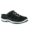 Easy Street Barbara Womens Leather Slip-on Sneakers In Black