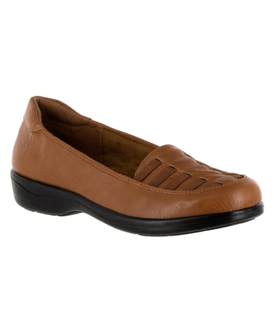 Easy Street Women's Genesis Slip-on Loafers In Brown
