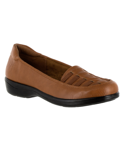 Easy Street Women's Genesis Slip-on Loafers In Tobacco