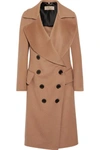 BURBERRY CREWDALE CAMEL HAIR AND WOOL-BLEND COAT