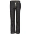 ALEXA CHUNG TOKYO HIGH-WAISTED CROPPED JEANS,P00267778
