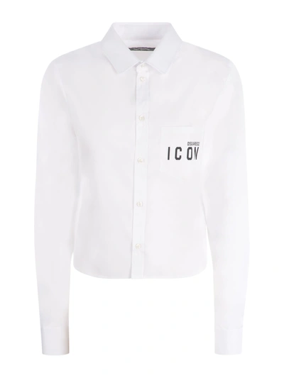 Dsquared2 Shirt  Icon In Cotton In Bianco