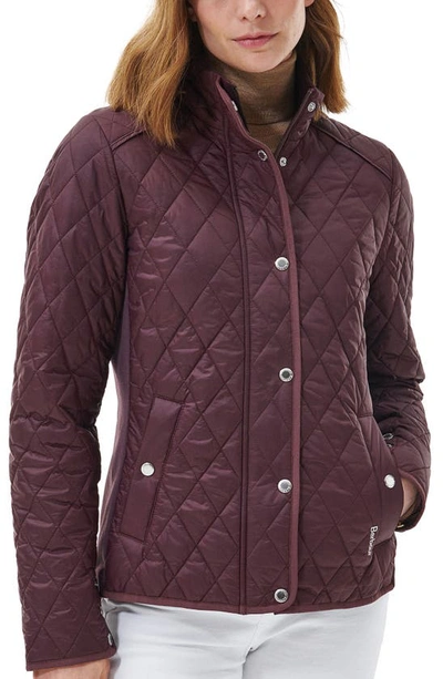 Barbour Annandale Quilted Jacket In Red