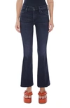 Mother Mid Rise Flare Jeans In Deep End