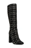 Steve Madden Ally Cap Toe Knee High Boot In Black Mult