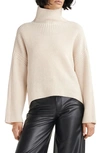Rag & Bone Connie Wool Turtleneck Sweater In White