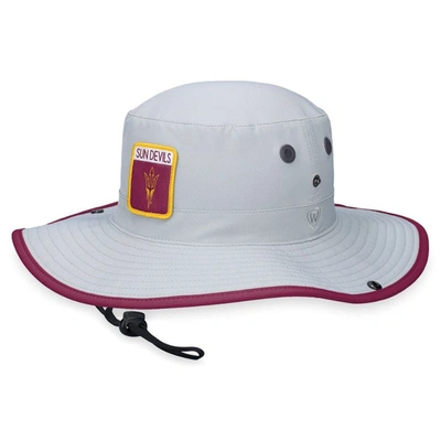 TOP OF THE WORLD TOP OF THE WORLD GRAY ARIZONA STATE SUN DEVILS STEADY BUCKET HAT