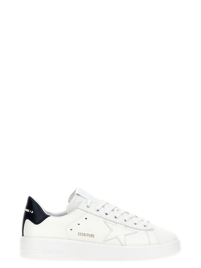 Golden Goose Pure New Sneakers In White/blue
