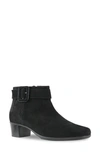 Munro Callie Water Resistant Bootie In Black Leather